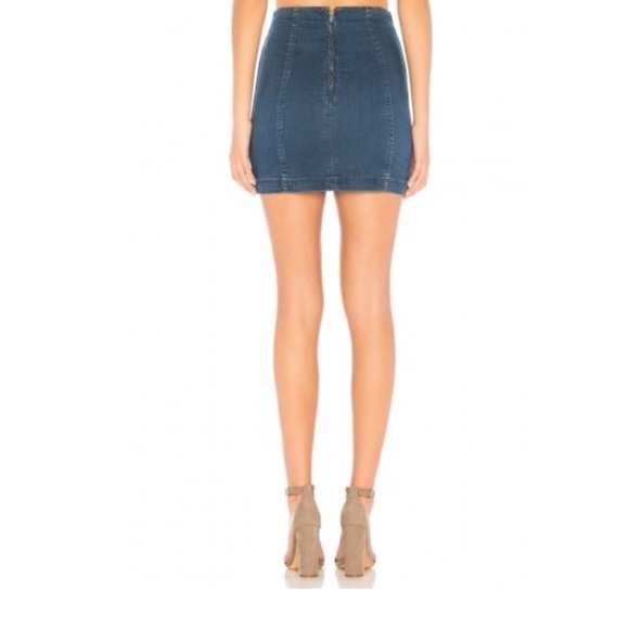Free People We The Free Modern Denim Mini Skirt 10 - Picture 7 of 7